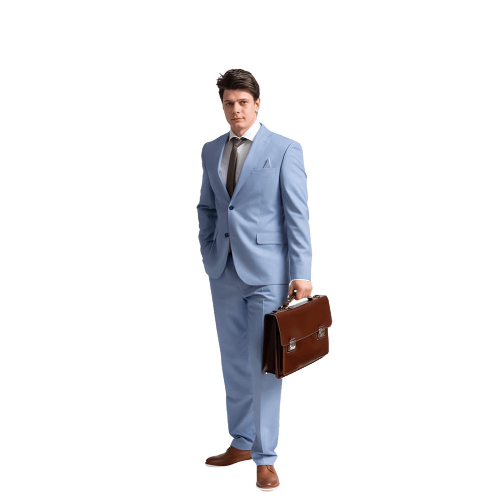 Azure Slim Suit Image